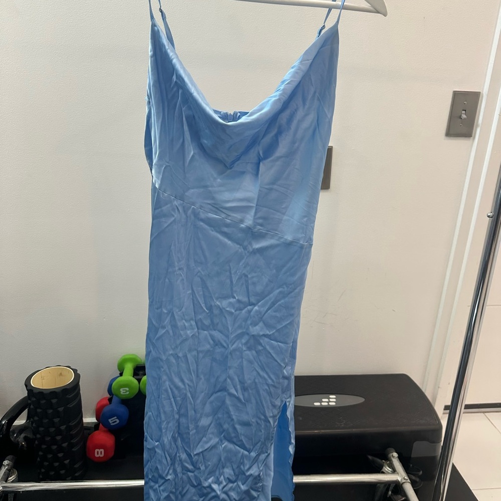 Light Blue Slip Dress